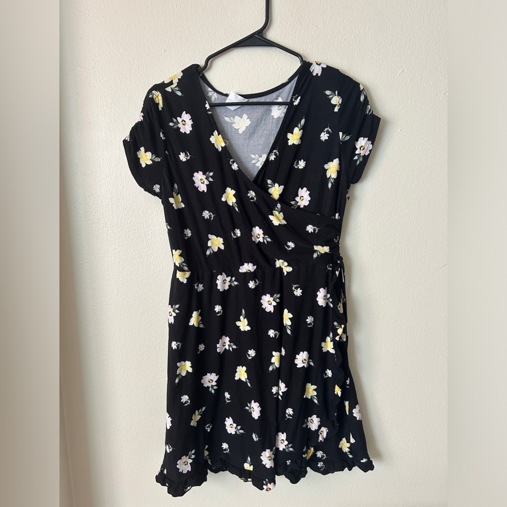 Black Floral Dress